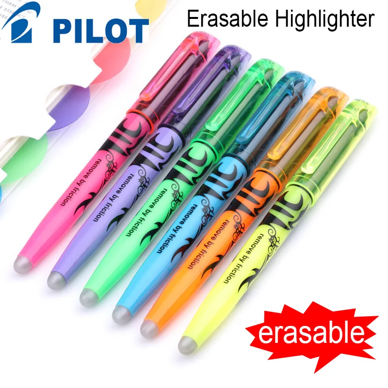 PILOT SW FL Erasable Highlighters Pen Non toxic Marker Pen Office
