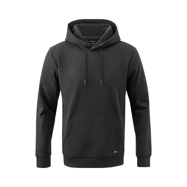 Black M Xiaomi UREVO life Мужской флисовый классический свитер с капюшоном, трендовая одежда мягкая и удобная, подходит для осеннего и зимнего сезонов - Цвет: Black M