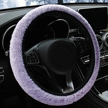 

Warm Steering Wheel Cover Decoration Accessory Soft Replacement Breathable