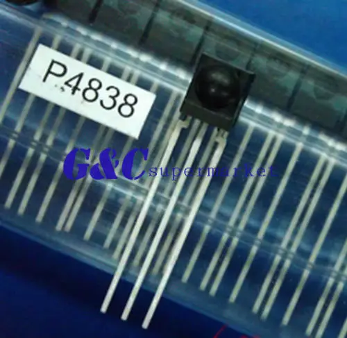 50 шт. IC TSOP4838 DIP-3 приемник модуль 38 кГц Новый | Электронные компоненты и