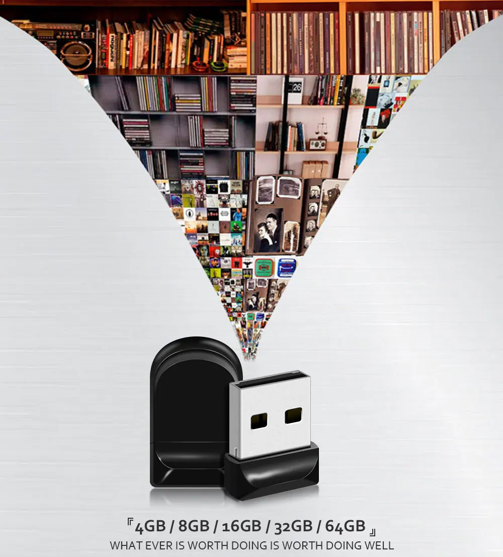 super small pendrive 128gb 64gb USB flash 32gb 16gb mini metal pen drive key ring U disk_voghion.com