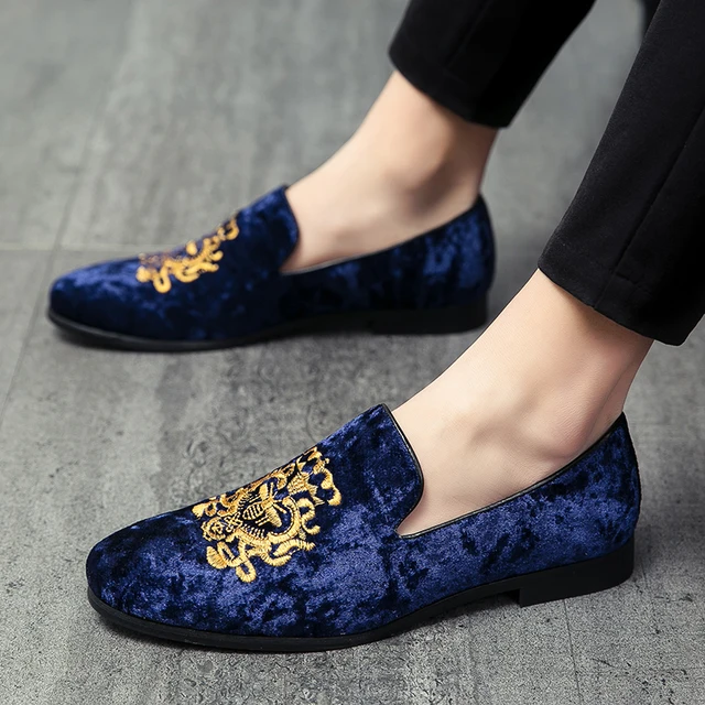 Ikenne Leather Embroidery Loafers - Image 3