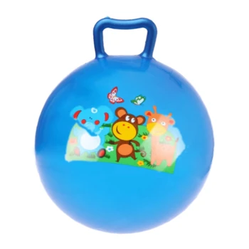 

New 11in Inflatable Jump Ball Hopper Bounce Retro Ball Kids Baby Toy Balls 72XC