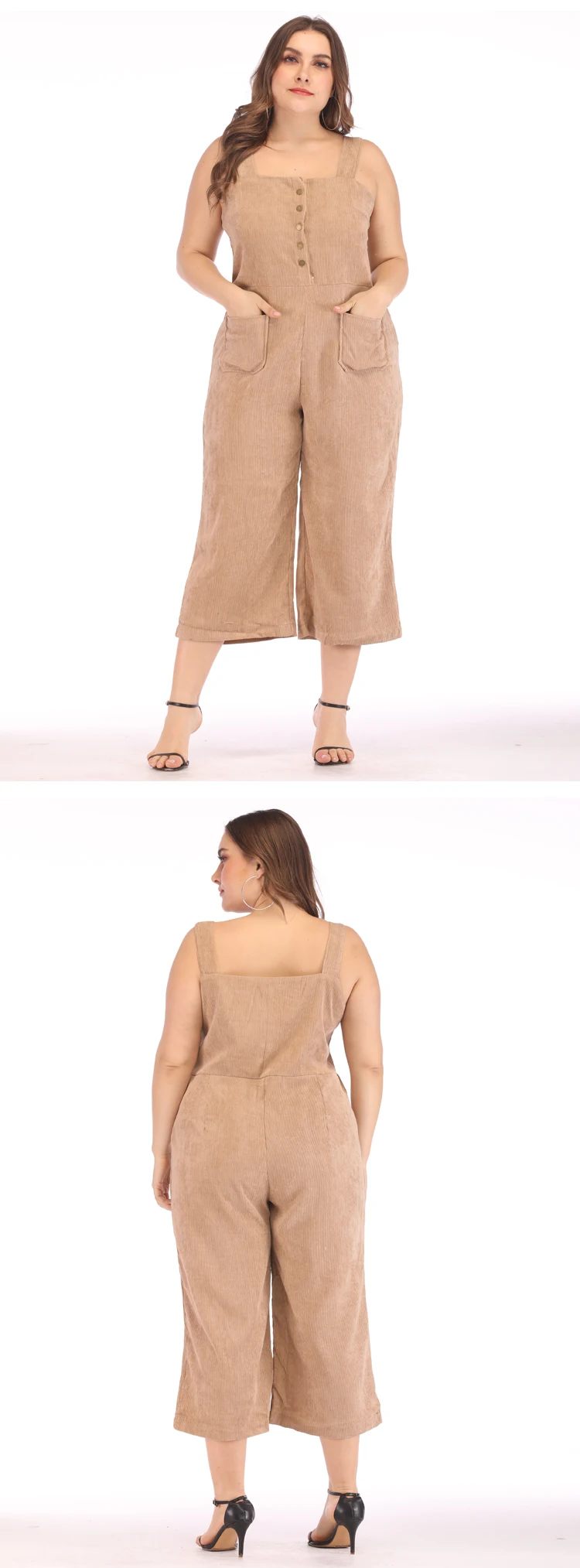 3XL 4XL Big Plus Size Jumpsuits And Rompers For Women Full Length Elegant Chiffon Jumpsuit Summer Loose One Piece DV345
