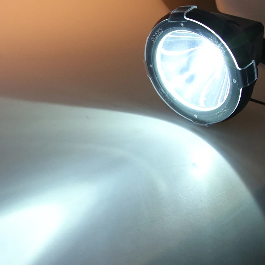 7 ''100 W 12V HID ксенон грузовик Наводнение Светодиодный светильник внедорожник Противотуманные фары дальнего света светильник черного цвета