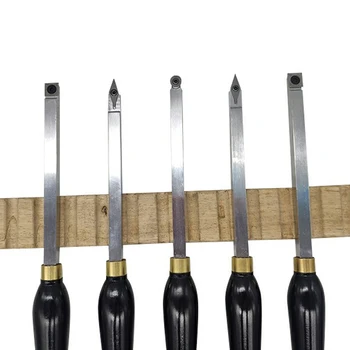 

Round Squares Diamond Wood Turning Tool Carbide Insert Cutter Tools Straight Multi Bit Lathe Set High Quality And Durable