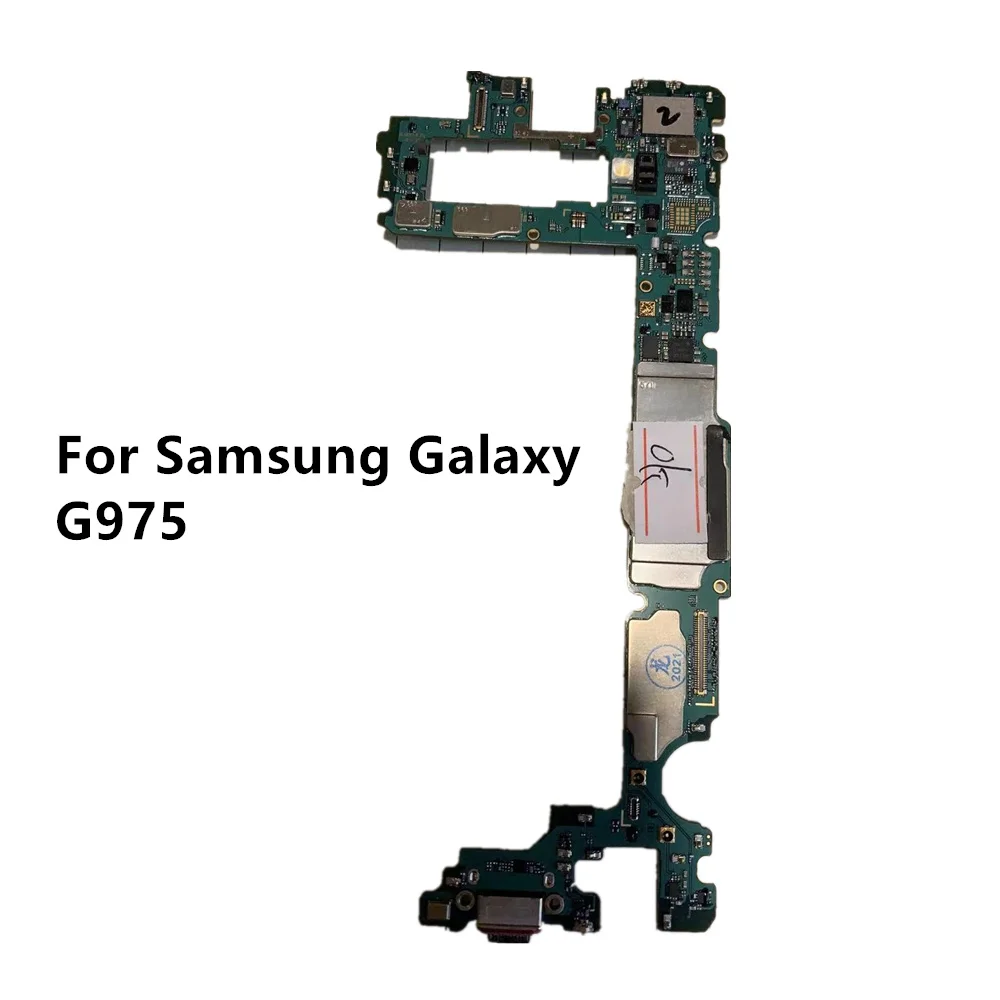 

JUN FUN Original Motherboard For Samsung Galaxy G975 Unlocked Mainboard Logic Board Tested Plate