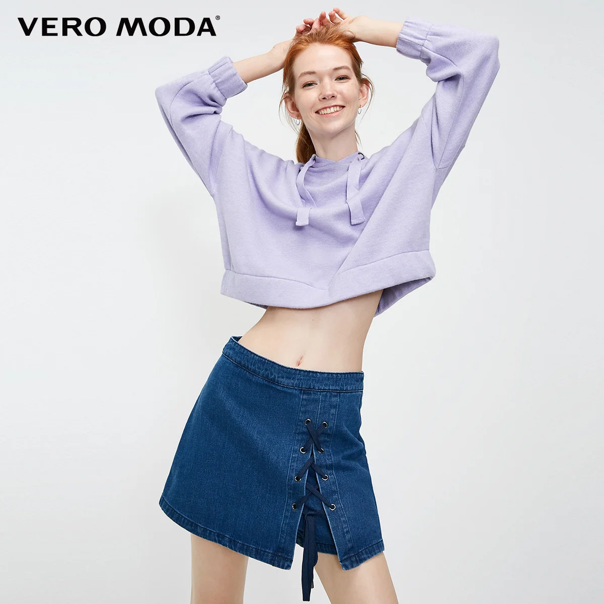 Vero Moda Женская Толстовка свободного кроя с короткими рукавами | 319133503