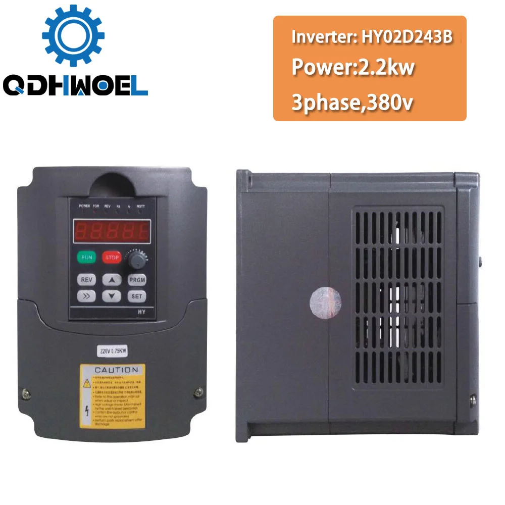2.2kw VFD 380v привод переменной частоты инвертор 3HP вход для управления скоростью