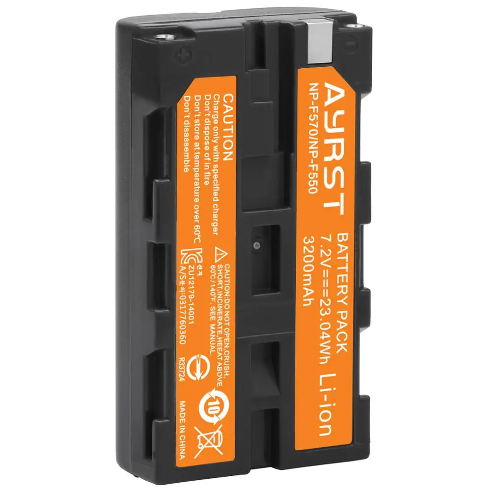 Kit Batterie Et Chargeur K&F Concept Compatible Sony NP-F550/F570/F750... - 2 Batteries 6600mAh