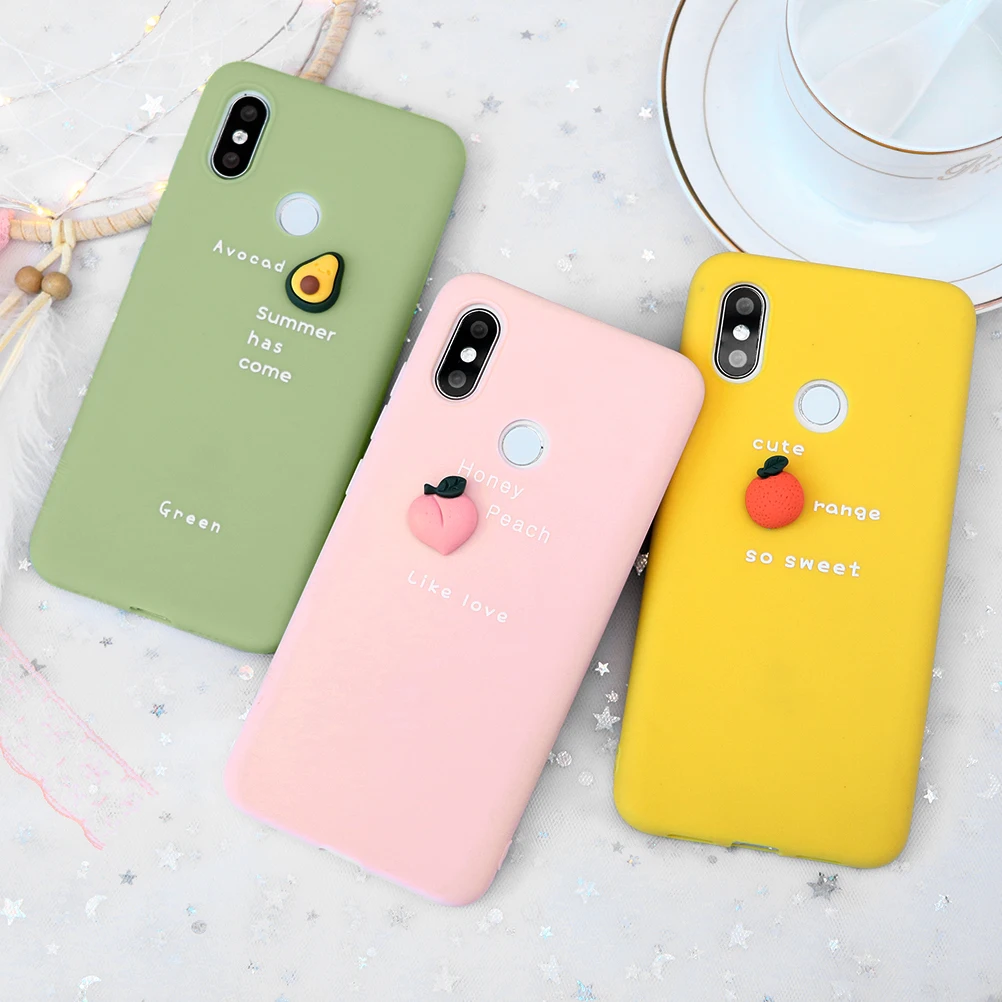 Матовый 3D чехол с фруктами для Xiaomi Redmi Note 8 8T K30 K20 S2 6 5 Pro Plus 6A 7A 5A мягкий 7