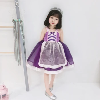 

Girls Party Dress Kids Anna Elsa Frozen 2 Cinderella Halloween Costume Baby Girl Princess Dress Christmas Rapunzel Aurora Dress