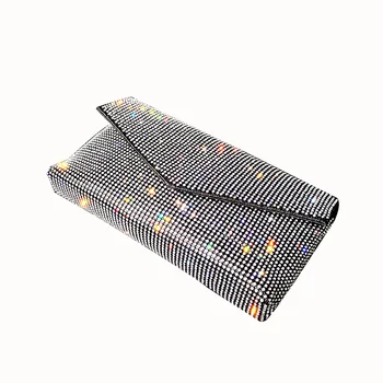 

Elegant Evening Clutch Bags Womens Party Exquisite Handbags Ladies Chain Bag Fashion Bling Money Clutch Purse Bolsa Bags AE50EB