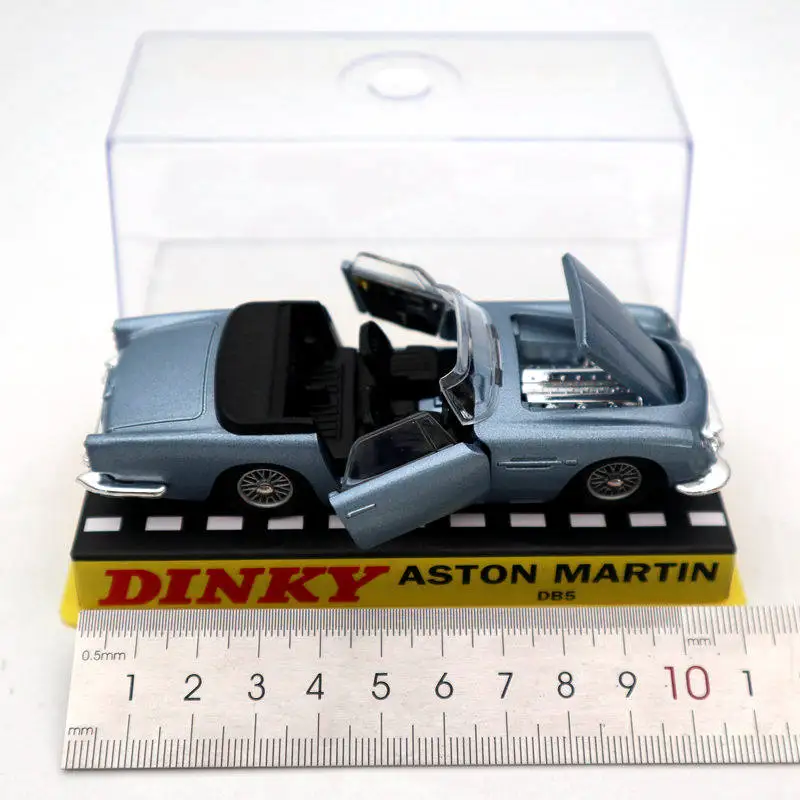 Коллекционные модели автомобилей Aston Martin голубого цвета в подарок игрушки Dinky из