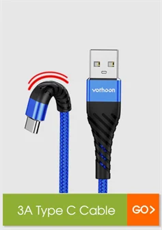 Vothoon Micro USB Cable 3A Fast Charging Micro Data USB Cable For Samsung Xiaomi Huawei Android Mobile Phone Charger Cable Cord