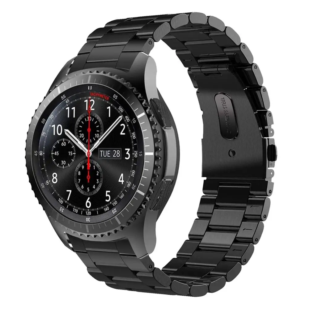 Ремешок из нержавеющей стали для Samsung Galaxy Gear S3 Frontier watch band 46 мм 42 классический