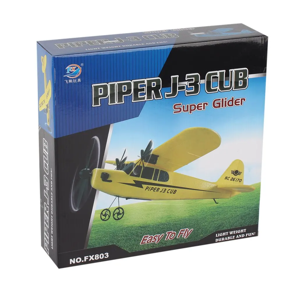 Hot ! OCDAY FX803 Remote Control RC Plane Glider Aerodone Toy Children Audult 150m Foam Airplane Red Blue Battery Drones