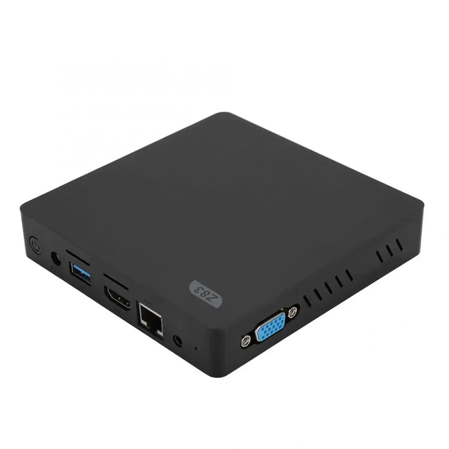 Для Intel Z8350 четырехъядерный мини-ПК 4+ 64G Компьютер предварительно установлен для Windows 10 100-240V