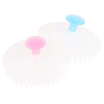 

2Pcs Hair Cleaning Bathroom Shampoo Brush Shower Tools Hair Scalp Massager