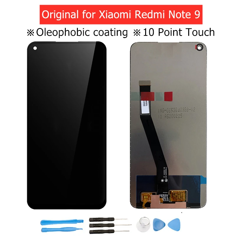 ЖК дисплей 6 67 дюйма для Xiaomi Redmi Note 9 с сенсорным экраном и дигитайзером в сборе