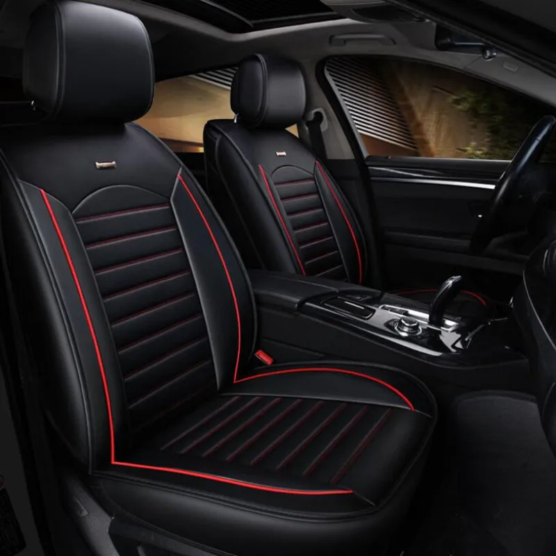New Leather Universal auto seat covers for Honda accord 7 8 9 civic CRV CR-V 2017 2016 2015 2014 2013 2012 2011 2010 2009 2008 | Автомобили
