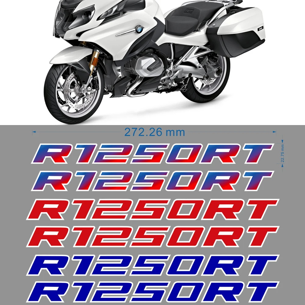 R1250RT Stickers Motorcycle For BMW R 1250 RT Wheels Rims Helmet Luggage Case Box Side Panel Protector Fairing Emblem Tank Pad