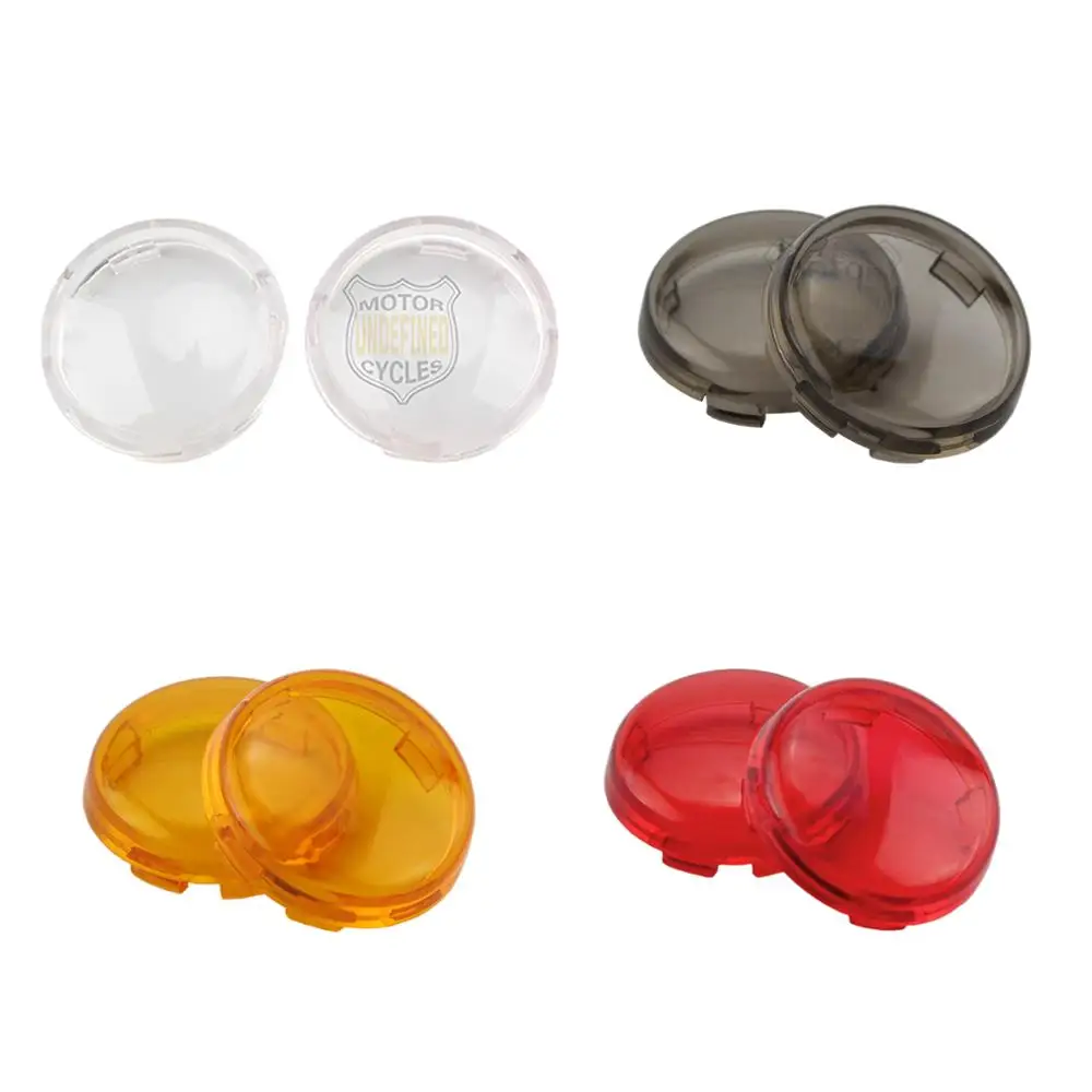 

2pcs Motorcycle Turn Signal Indicator Lens Light Cover For Harley Touring Road King Sportster 883 1200 Iron XL Softail Heritage