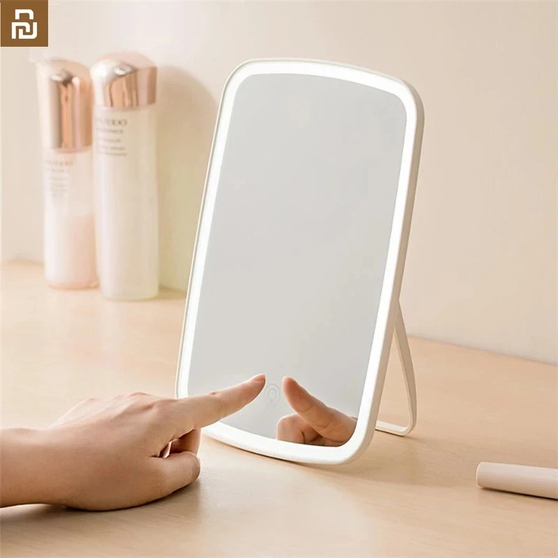 Original youpin jordan judy inteligente portátil espelho de maquiagem  desktop luz led portátil dobrável luz espelho dormitório desktop|Controle  remoto inteligente| - AliExpress