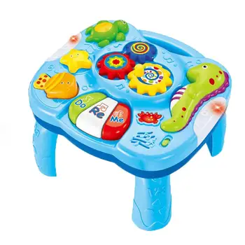 

Hobbylane Baby Music Table Toy Kids Learning Study Playing Toy Musical Instruments Educational Toys
