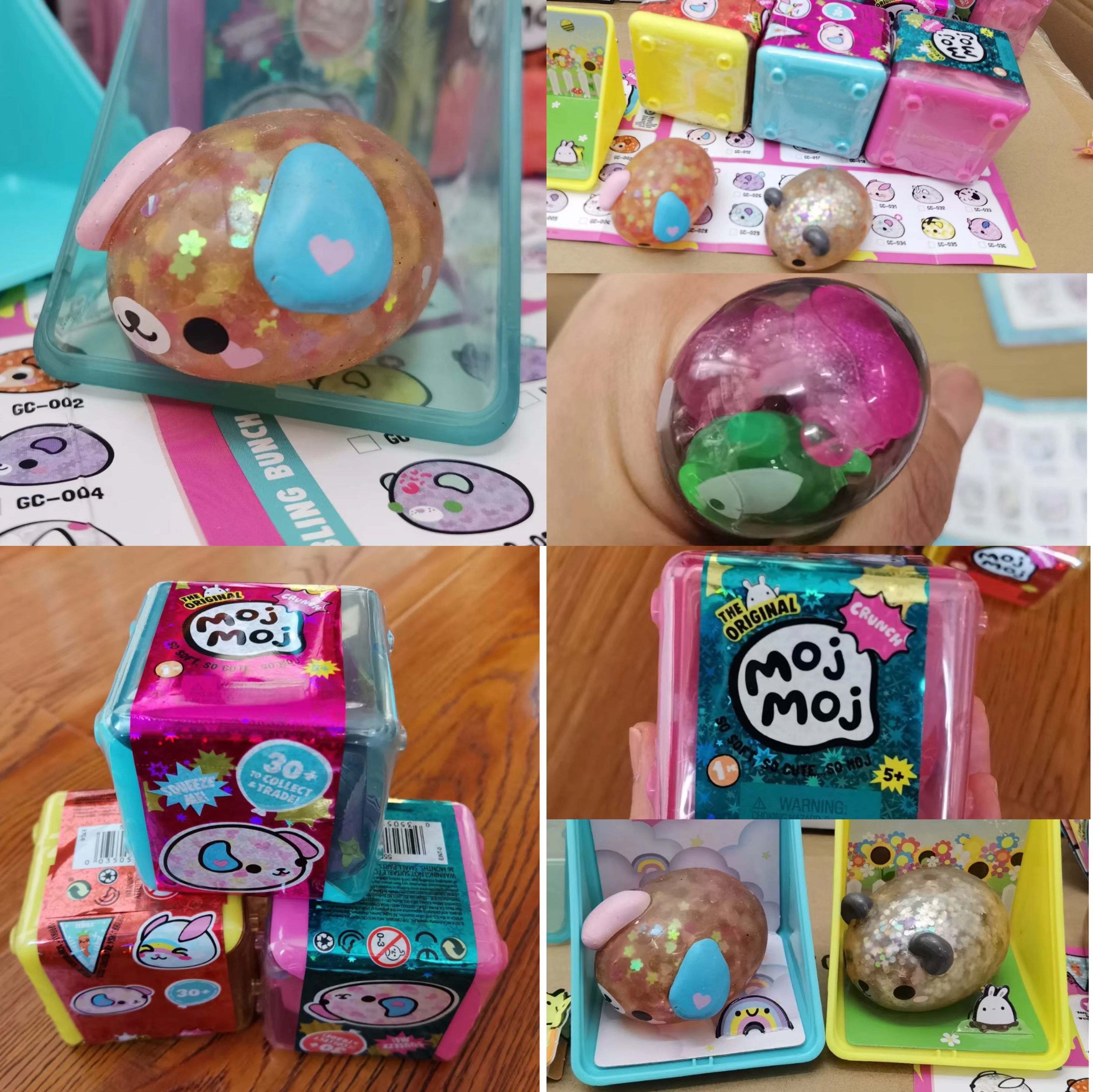 Оригинальные клейкие шарики Moj Genaration 2 bling Bling Series антистрессовые бриллиантовые