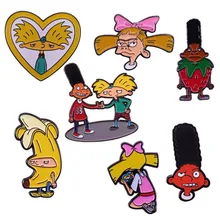 

Excellent Quality Fun Cartoon Movie Enamel Pins Badges Backpack Lapel Women Men Animal Jewelry Brooches New Year Gifts For Kids