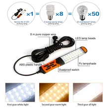 Портативный Точечный светильник светодиодный рабочий светильник 3 режима вспышка светильник светодиодный рабочий светильник Магнитный фонарь Lanterna подвесной фонарь с крюком Открытый Кемпинг