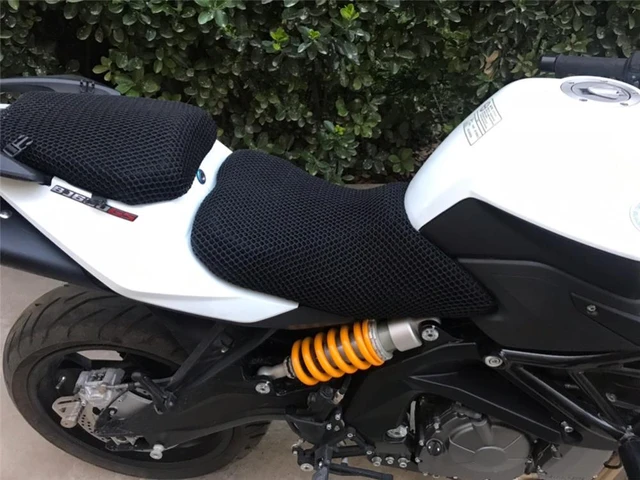 Motorcycle Seat Cushion 3D Mesh Motorcycle Seat Cover - Breathable Honeycomb Design In M-3XL Sizes For Comfortable Riding 3D Mesh Seat Cover