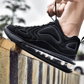 

Couple shoes ins tide one men and one woman casual wild men's shoes Korean breathable running sports full palm air cushion shoes