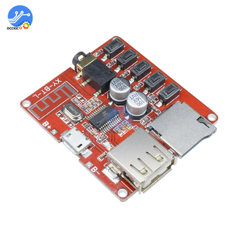 Bluetooth MP3 декодер плата ЦАП конвертер Модуль без потерь декодирование модуль Micro USB TF карта интерфейс аудио декодер 3,7-5 В