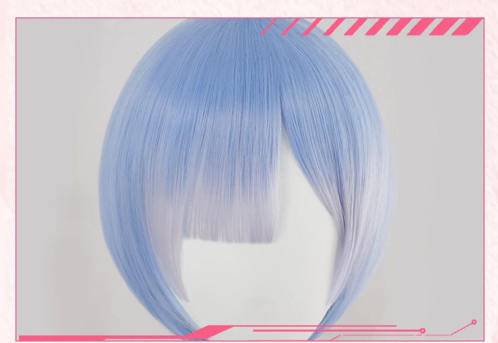 AniHut Rem Wig Anime Re Zero Starting Life In Another World Heat Resistant Synthetic Blue Cosplay Hair -Zentai shop online H5406de41a5664561a3fa0afd3852f282z.jpg
