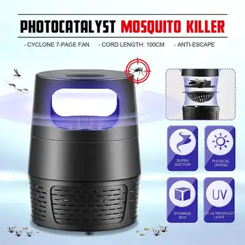 

UV Night Light Led Mosquito Killer Lamp USB Insect Fly Killer Bug Zapper Trap Pest Control Mosquito Trap Lantern Repellent Lamp