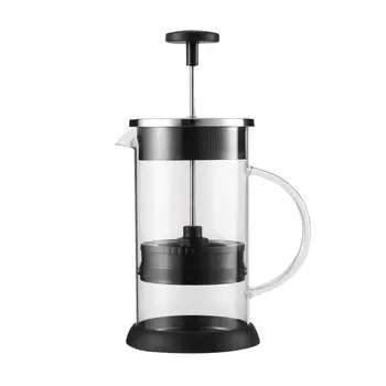 

1000ml French Style Cafe Glass Coffee Pot Percolator Pump With Handle Kitchen Accessories French Press Coffee Tea Plunger Maker
