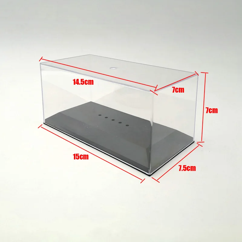 1:43 Acrylic Display Case Model Toys Cars Show Box Transparent Dust Proof 14cm 