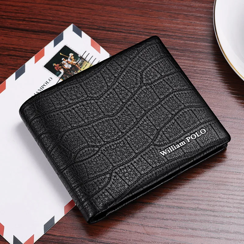 WILLIAMPOLO RFID Wallet Slim Leather Card Holder Mini Protect Minimalist Anti Theft Wallets 2021 Luxury Credit Card Holder