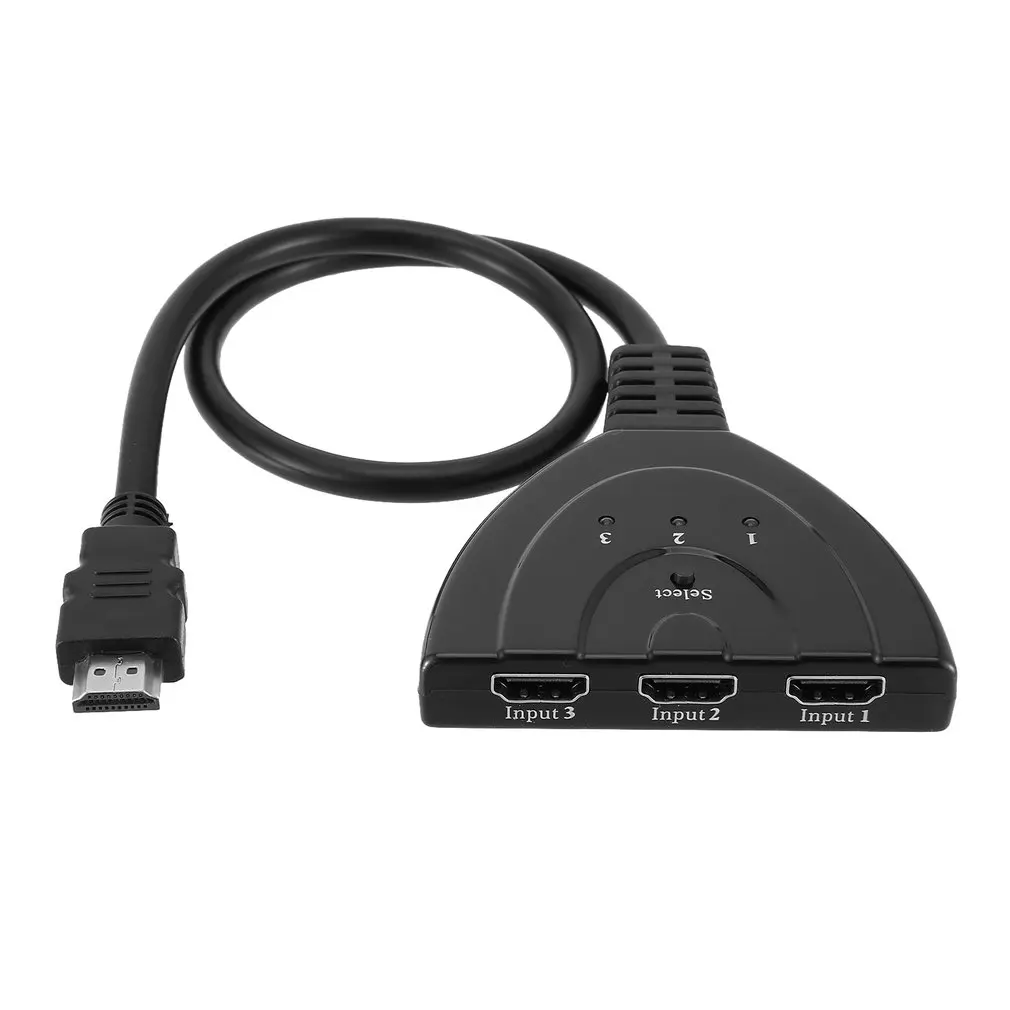 Мини 3 порта сплиттер HDMI кабель адаптер 1.4b 4K* 2K 1080P Коммутатор HDMI коммутатор 3 в 1 выход порт концентратор для HDTV Xbox PS3 PS4