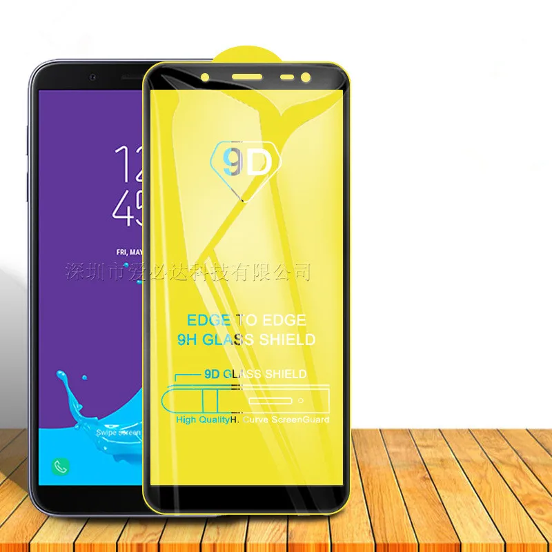 9D защитное закаленное стекло для полного экрана Samsung ON6/ J7 prime2/J7 DUO/J7 2018/J6 +/ J4 + |