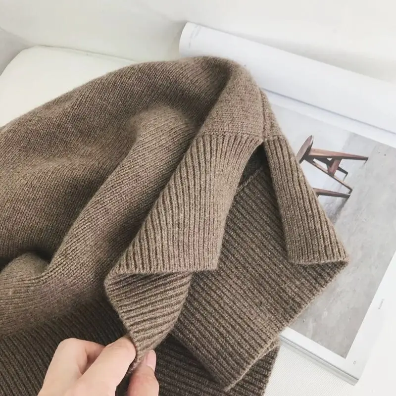 2020 Winter New Turtleneck 100% Cashmere And Wool