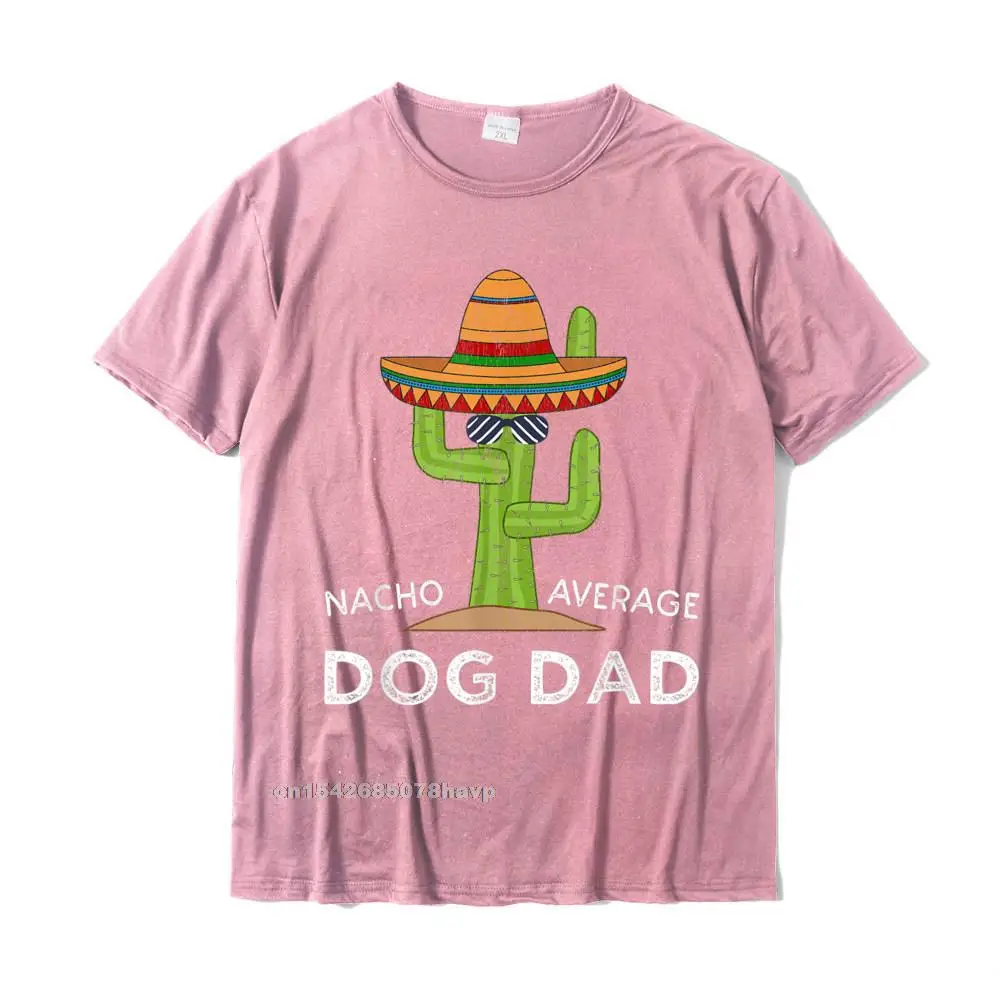 Student Retro Cool Tops Shirts Round Collar Summer Autumn Pure Cotton Top T-shirts Design Short Sleeve Unique Tshirts Dog Pet Owner Humor Gifts Meme Quote Saying Funny Dog Dad T-Shirt__2108. pink