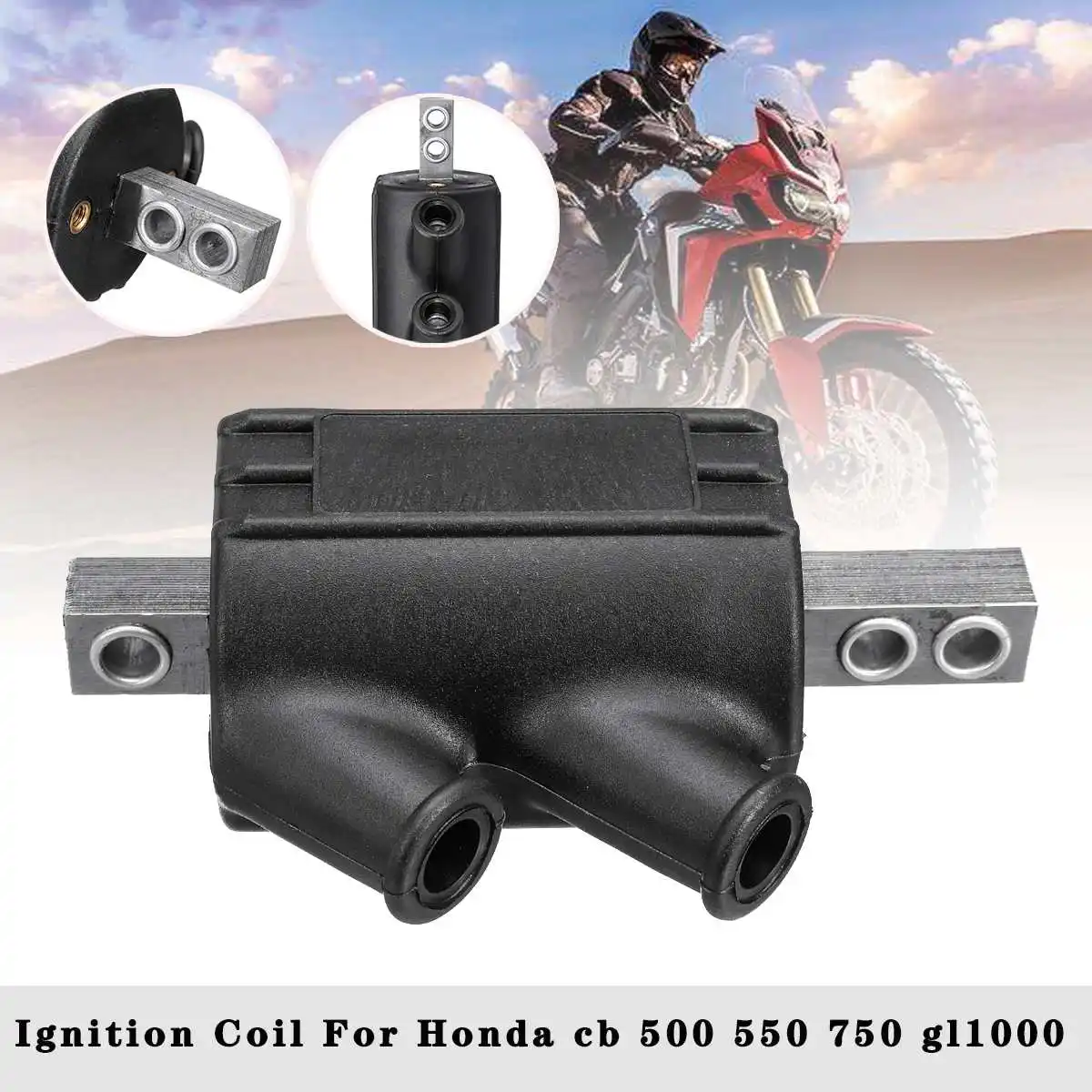 

Motocycle 3 ohm Dual Output Ignition Coil DC1-1 For Honda CB 500 550 750 GL1000