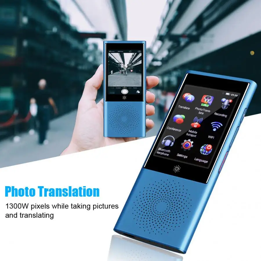

Portable AI Smart Voice Translator 45 Language Instant Voice Translation Pocket Device Photo Offline translation