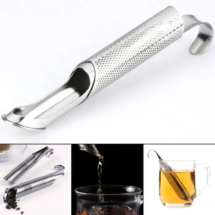 

Stainless Steel Tea Infuser Pipe Design Strainer for Mug Fancy Filter Puer Tea Herb Accessories DAG-ship