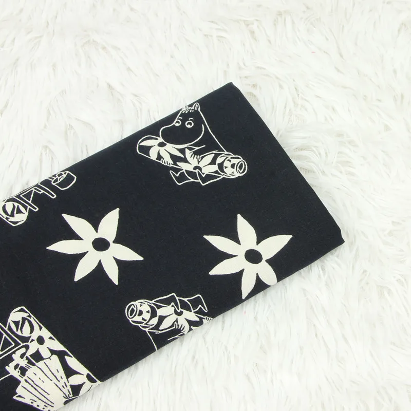 140*50 см мультфильм Бегемот хлопок ткань ребенок мальчик рубашка шляпа юбка Diy ручной работы дизайнерское постельное белье домашний кошелек из ткани одеяло