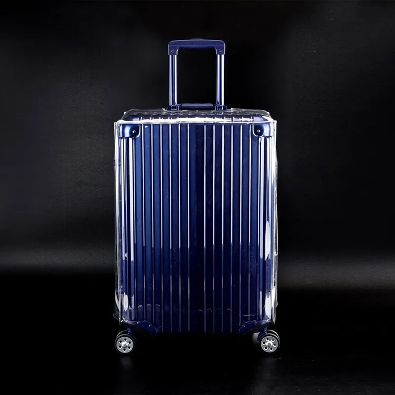 ПВХ Прозрачный чехол для чемодана высокого качества водонепроницаемый пылезащитный накидка сумки для путешествий прозрачный чемодан Крышка Размер 20-32 дюймов - Цвет: 20 inch