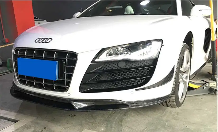 Высококачественный бампер из углеродного волокна для Audi R8 V8 V10 2008 2009 2010 2012 2013 год